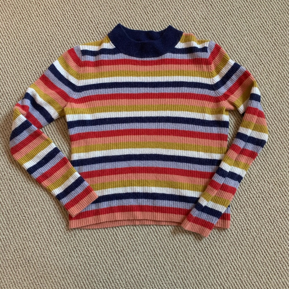 colorful spring sweater